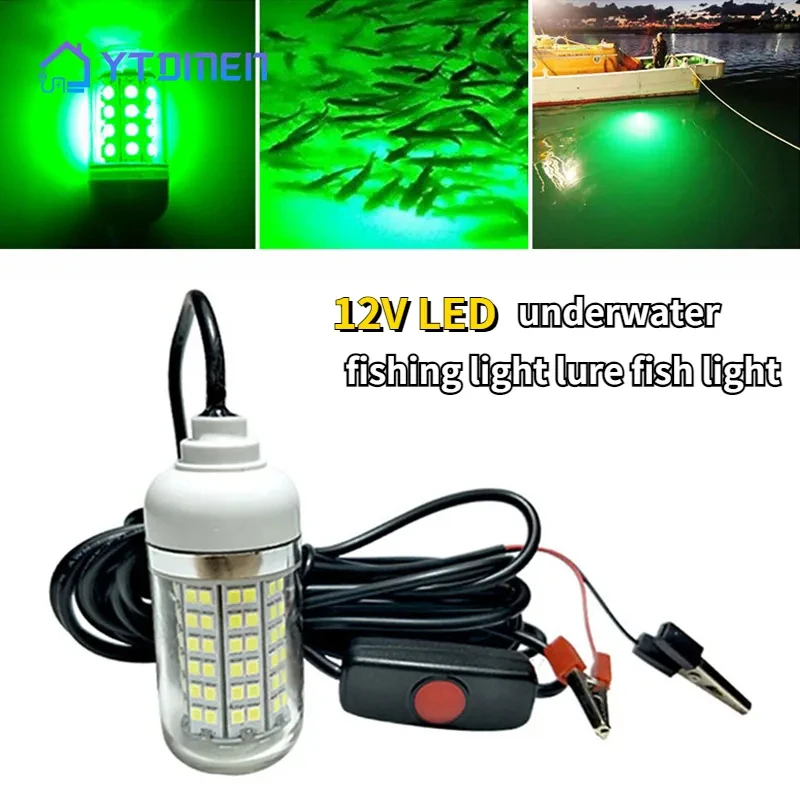 12V Underwater Lamp 15W 108 LE - огляд і ціна Fishing Boat Depth Finder
