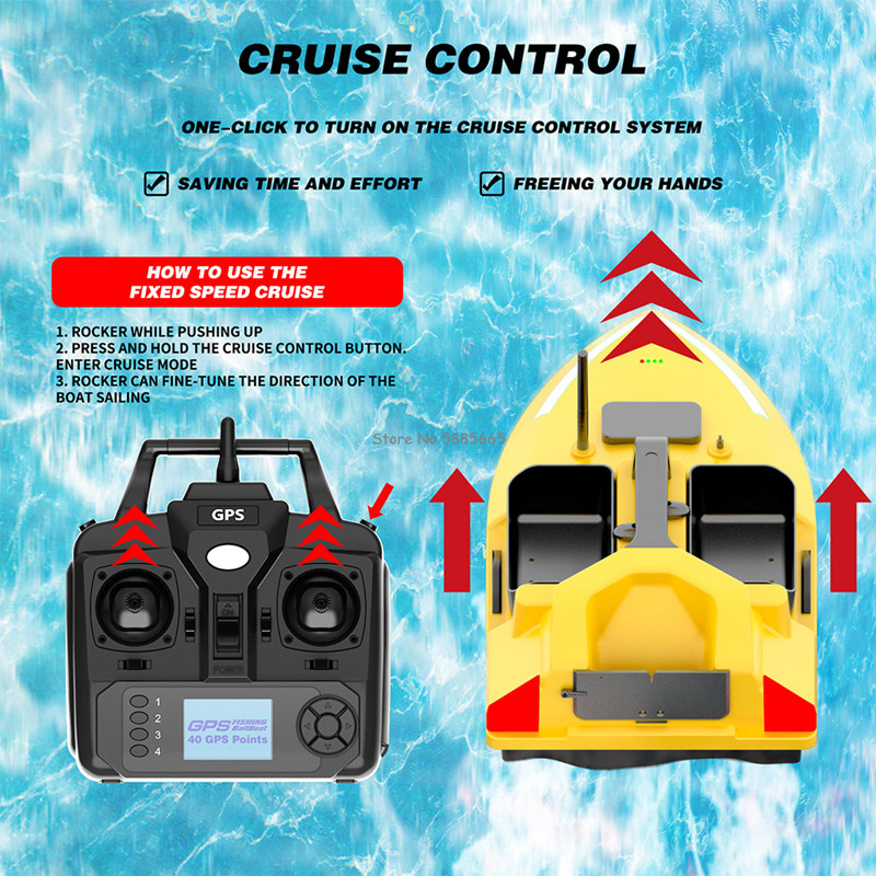 Smart Sonar 40GPS Auto Return  - огляд і ціна Fishing Boat Gps